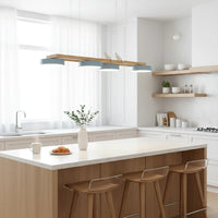 Chandelier Wooden Frame Modern Style | Sienlor