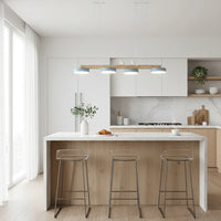 Chandelier Wooden Frame Modern Style | Sienlor