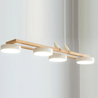 Chandelier Wooden Frame Modern Style | Sienlor