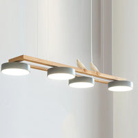 Chandelier Wooden Frame Modern Style | Sienlor