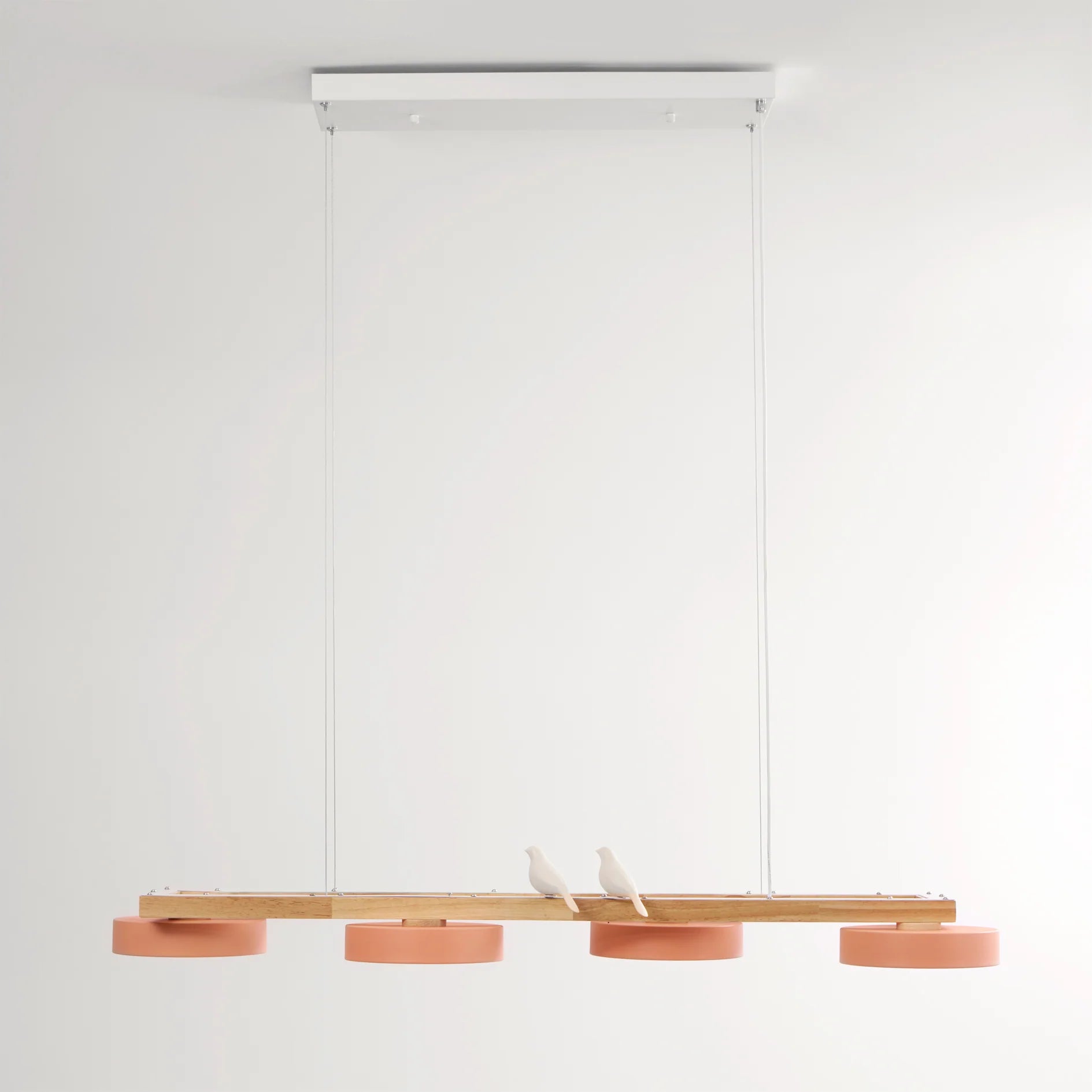 Chandelier Wooden Frame Modern Style | Sienlor