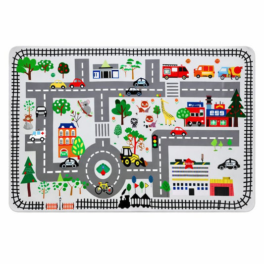 City Road Play Mat for Kids Traffic Map Carpet | Roadio