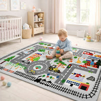 City Road Play Mat for Kids Traffic Map Carpet | Roadio