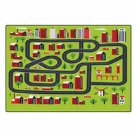 City Road Play Mat for Kids Traffic Map Carpet | Roados