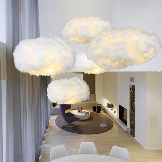 Cloud Ceiling Light with Soft Fabric Floating Design | Zareli