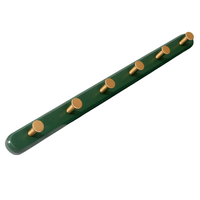 Coat Rack Vintage Green Wall Solid Wood Finish | Evarno