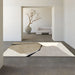 Colour Block Rug in Polyester Scandinavian Style | Elyra