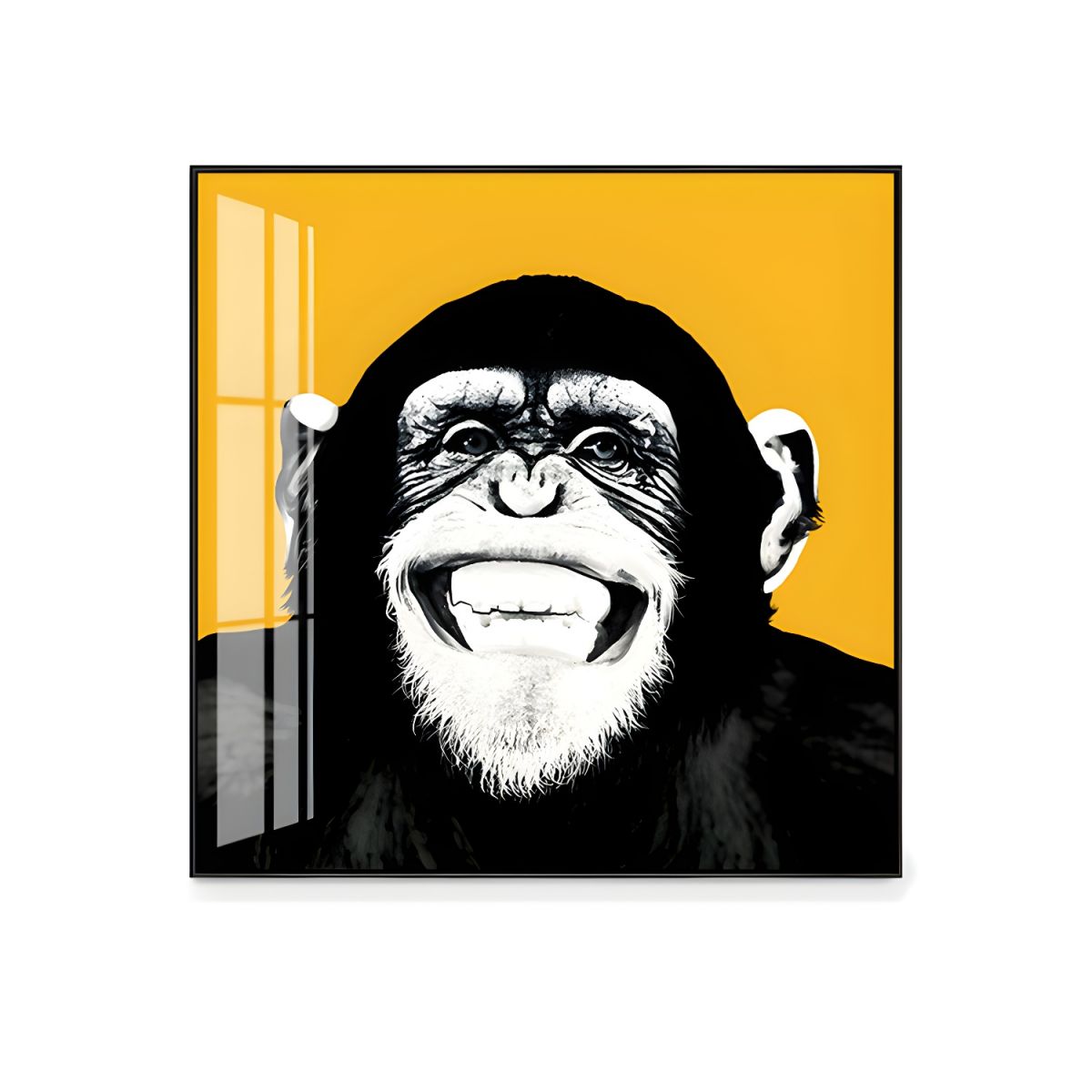 Colourful Chimpanzee Canvas Wall Art Kids Room Decor | Kidvara