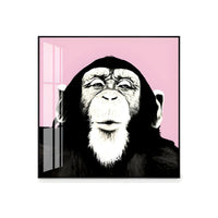 Colourful Chimpanzee Canvas Wall Art Kids Room Decor | Kidvara