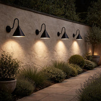 Cone Metal Wall Light Outdoor Modern Design | Raylix