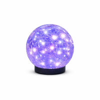 Cracked Glass Solar Garden Globe Light LED | Solora