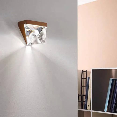 Crystal Diamond Wall Light Outdoor Metal Design | Crystor