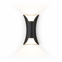 Curved LED Wall Light Outdoor | Noxela