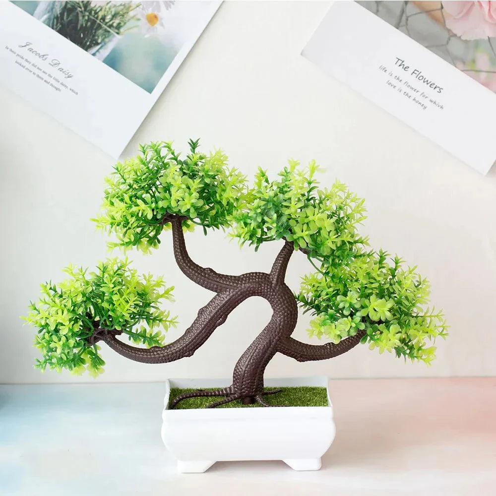 Decor Bonsai Tree Plastic in Modern Style | Renvalo