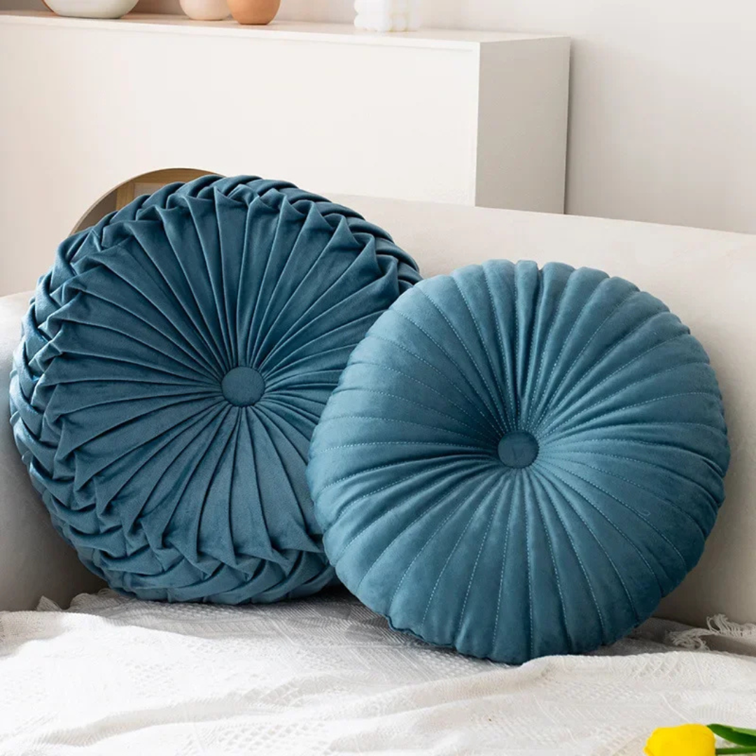 Decorative cushion with modern design in cotton blend | Zenvia