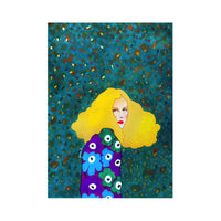 Fashion Illustration Canvas Wall Art Glam Lounge Decor | Zarelli