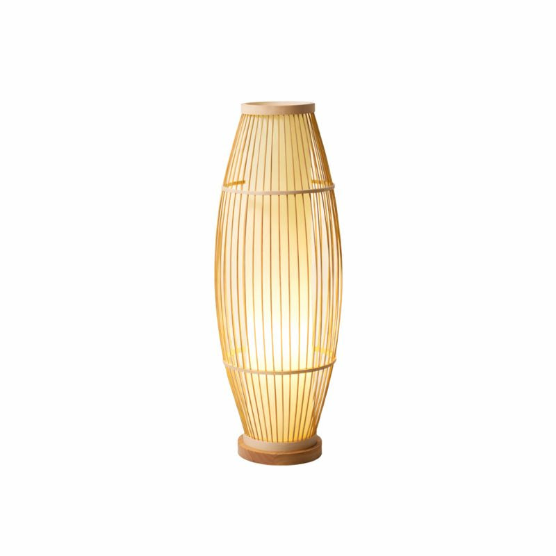 Floor Lamp Bamboo Shade for Ambient Lighting | Revello