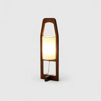 Floor Lamp Bamboo Wood with Fabric Shade Japan Style | Wabira