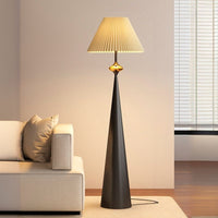 Floor Lamp Cream Fabric Shade Modern Interior Lighting | Mordane