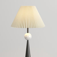 Floor Lamp Cream Fabric Shade Modern Interior Lighting | Mordane
