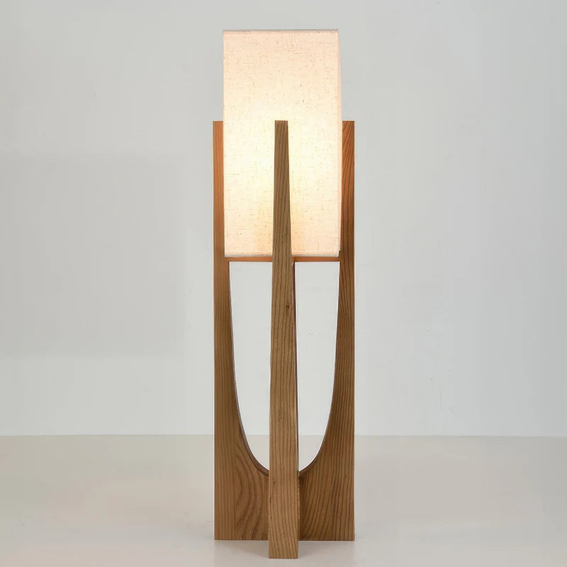 Floor Lamp Fabric Shade Japanese Wabi Sabi Interior | Nobira