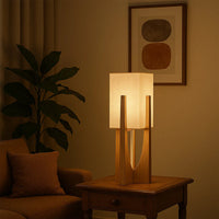 Floor Lamp Fabric Shade Japanese Wabi Sabi Interior | Nobira