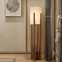 Floor Lamp Fabric Shade Japanese Wabi Sabi Interior | Nobira