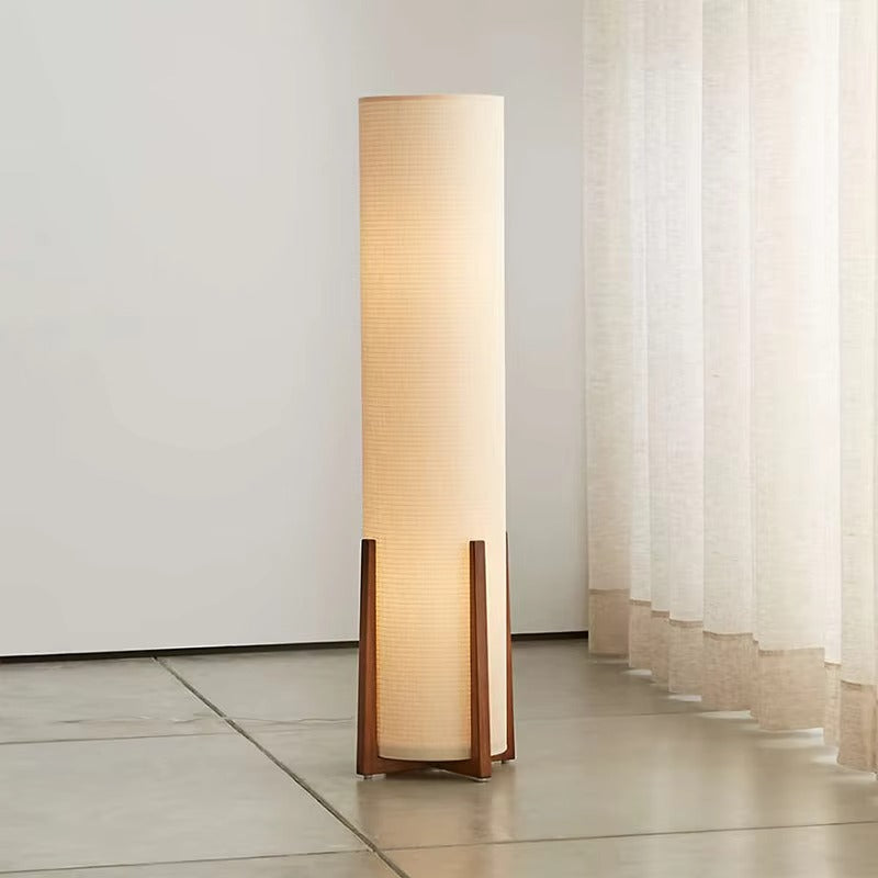 Floor Lamp Fabric Shade Scandinavian Interior Lighting | Faborin