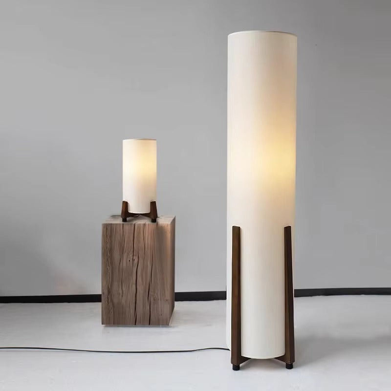 Floor Lamp Fabric Shade Scandinavian Interior Lighting | Faborin