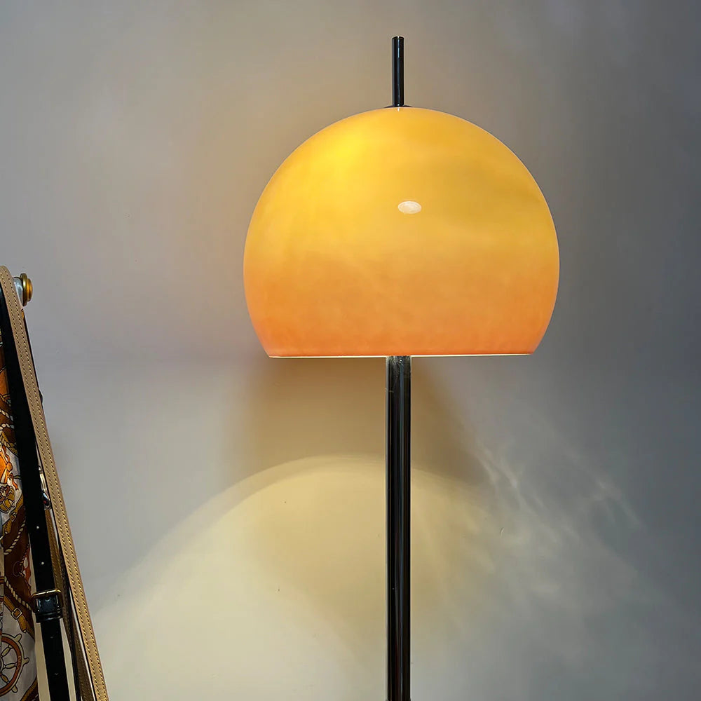 Floor Lamp Glass Shade Bauhaus Style | Ulvern