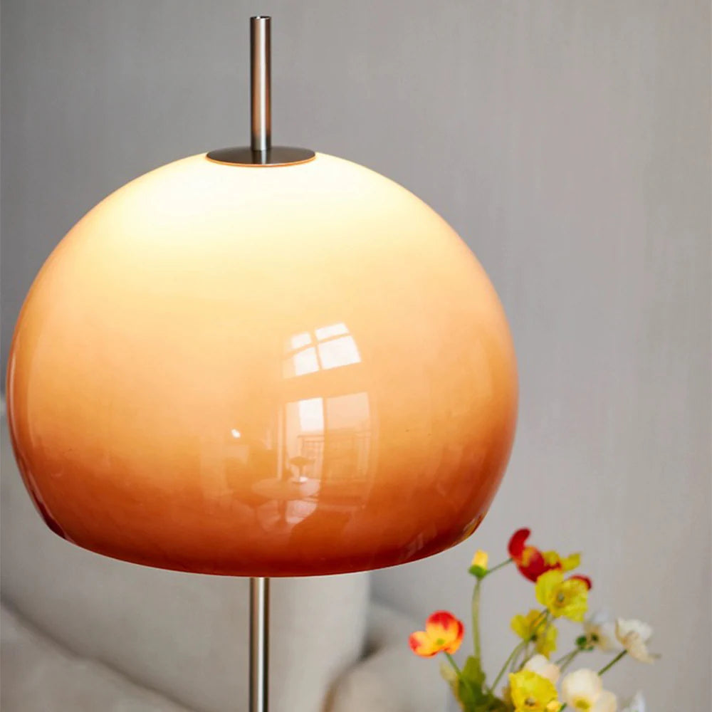 Floor Lamp Glass Shade Bauhaus Style | Ulvern