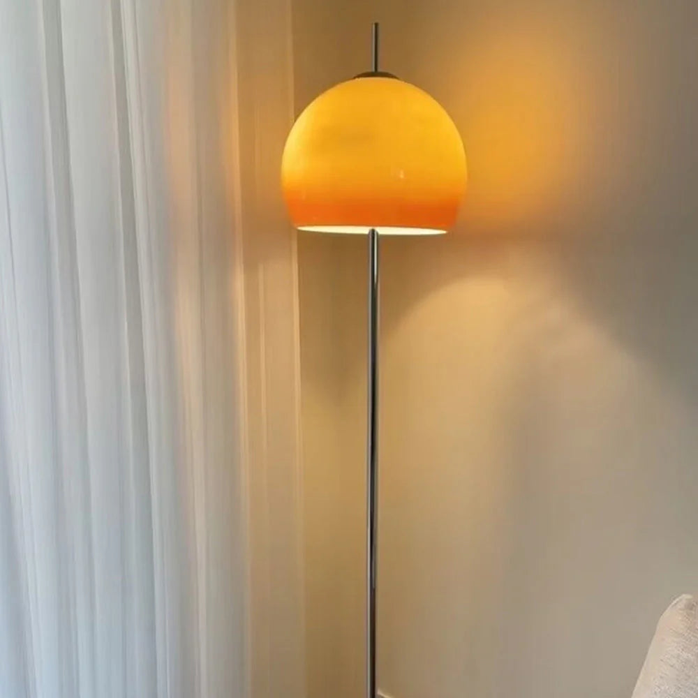 Floor Lamp Glass Shade Bauhaus Style | Ulvern