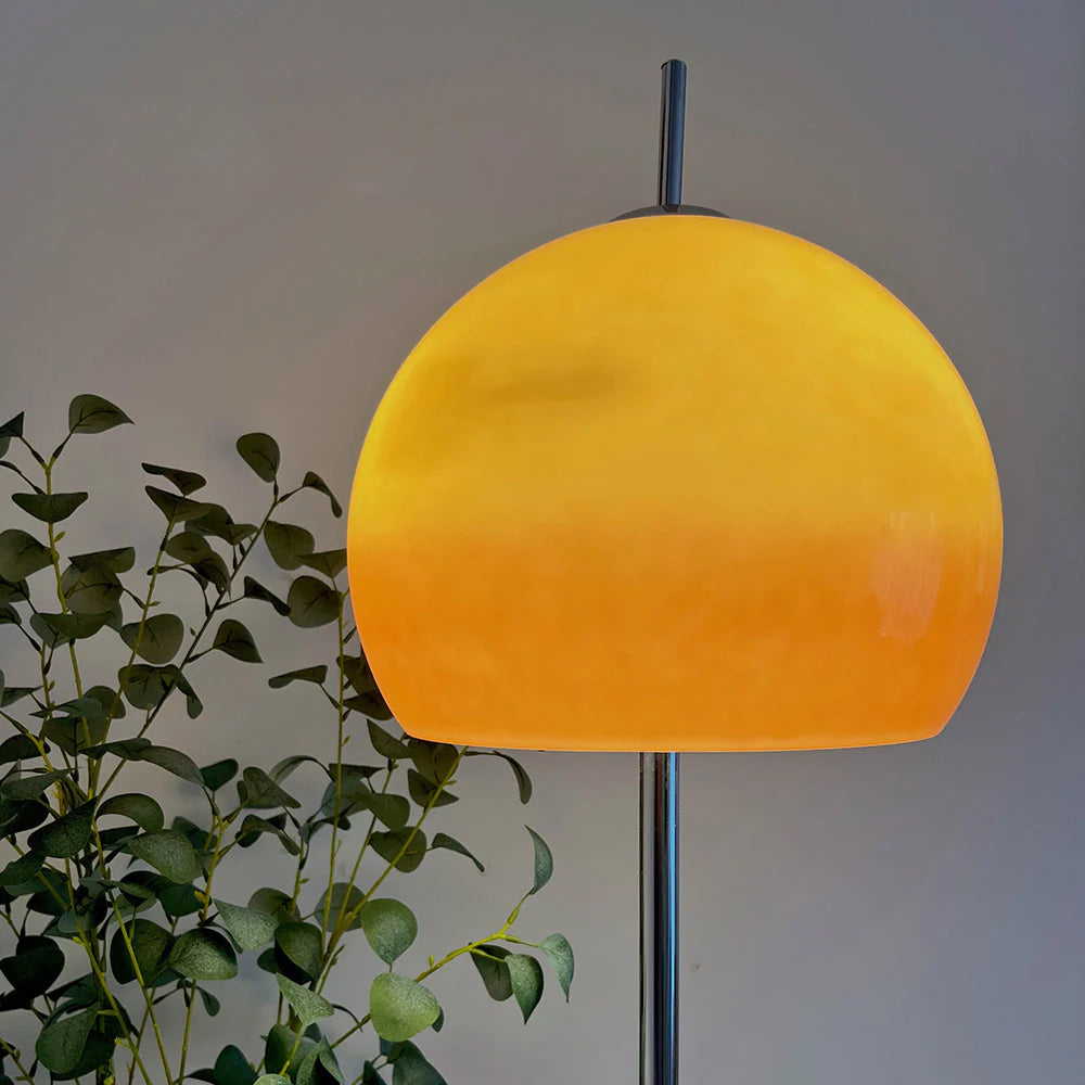 Floor Lamp Glass Shade Bauhaus Style | Ulvern