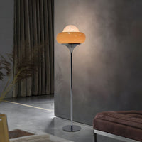 Floor Lamp Glass Shade Modern Standing Light | Oravon