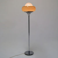 Floor Lamp Glass Shade Modern Standing Light | Oravon