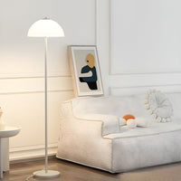 Floor Lamp Glass Shade in Modern Bedroom Style | Evrona