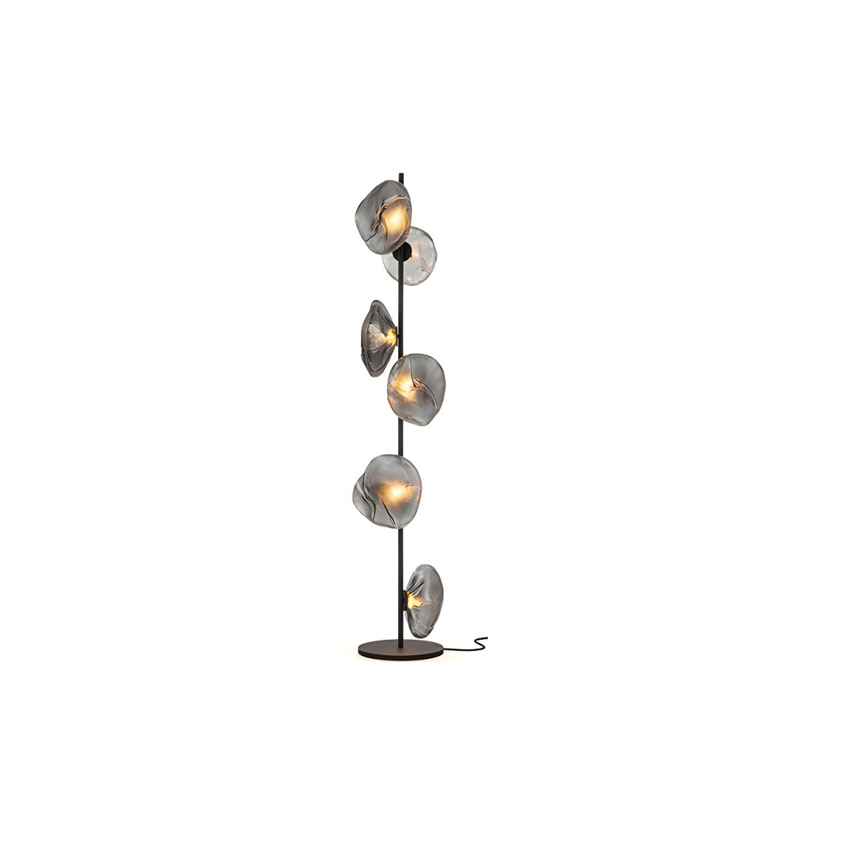 Floor Lamp Glass Shades Modern Ambient Lighting | Glaviro