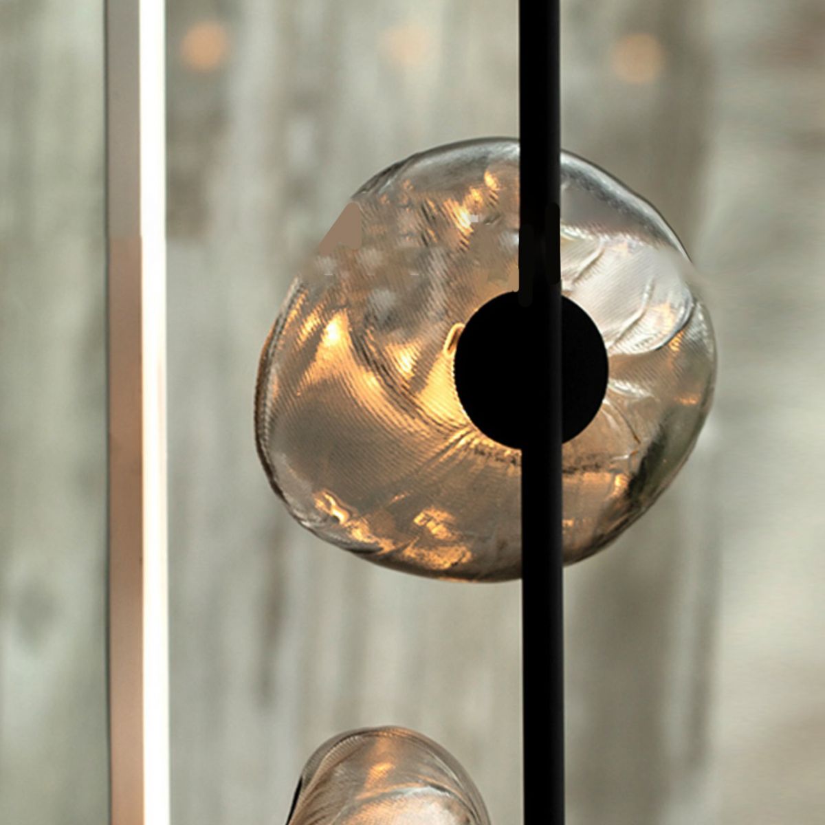 Floor Lamp Glass Shades Modern Ambient Lighting | Glaviro