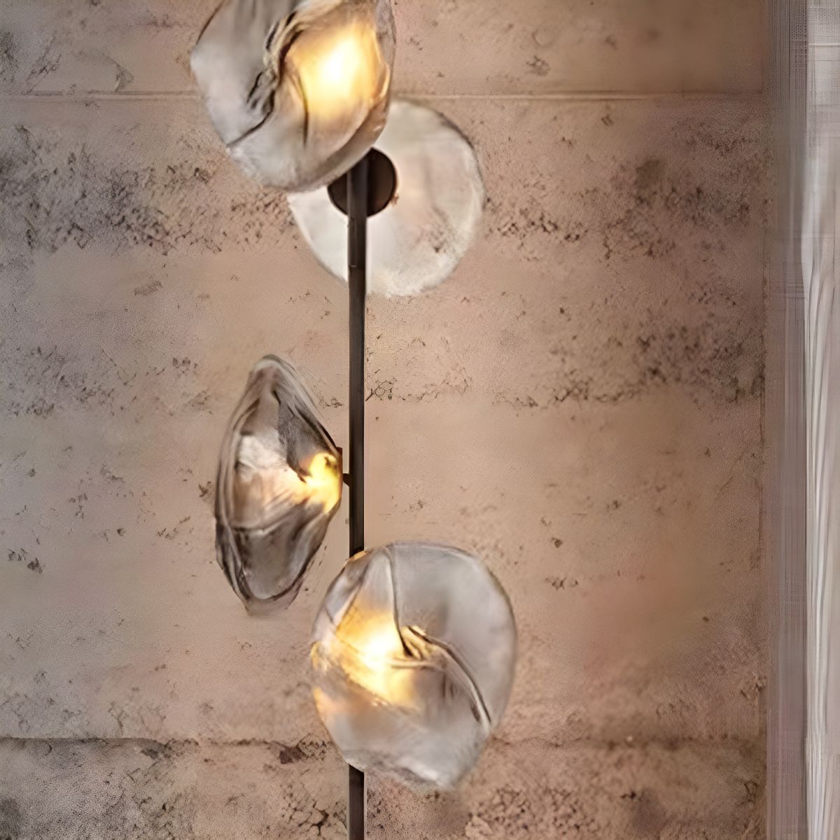 Floor Lamp Glass Shades Modern Ambient Lighting | Glaviro