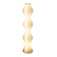 Floor Lamp LED with Pleated Shade Modern Interior | Lumeris