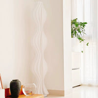 Floor Lamp LED with Pleated Shade Modern Interior | Lumeris