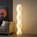 Floor Lamp LED with Pleated Shade Modern Interior | Lumeris