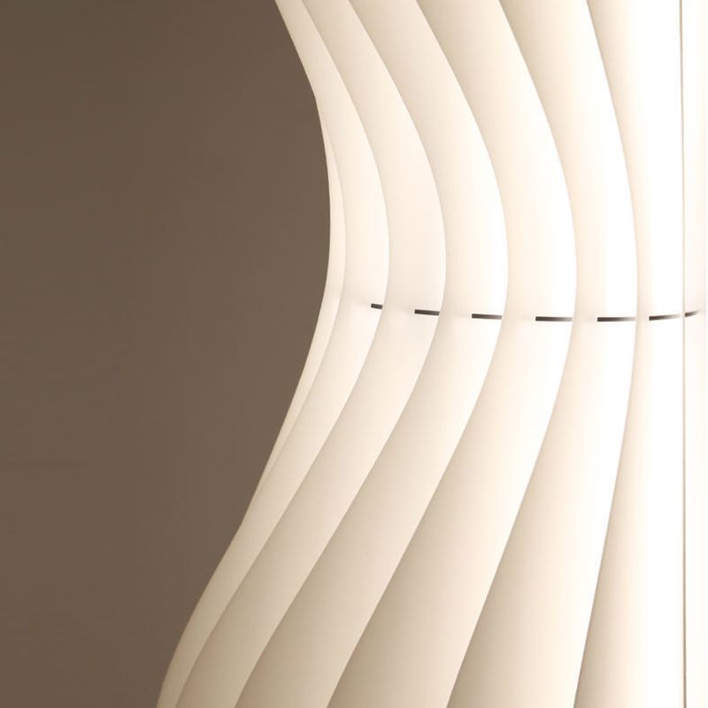 Floor Lamp LED with Pleated Shade Modern Interior | Lumeris