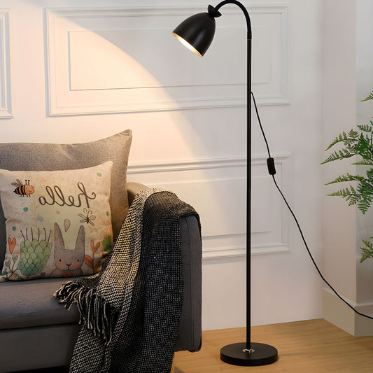 Floor Lamp Metal Bell Shade Nordic Design | Olvian