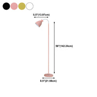 Floor Lamp Metal Bell Shade Nordic Design | Olvian