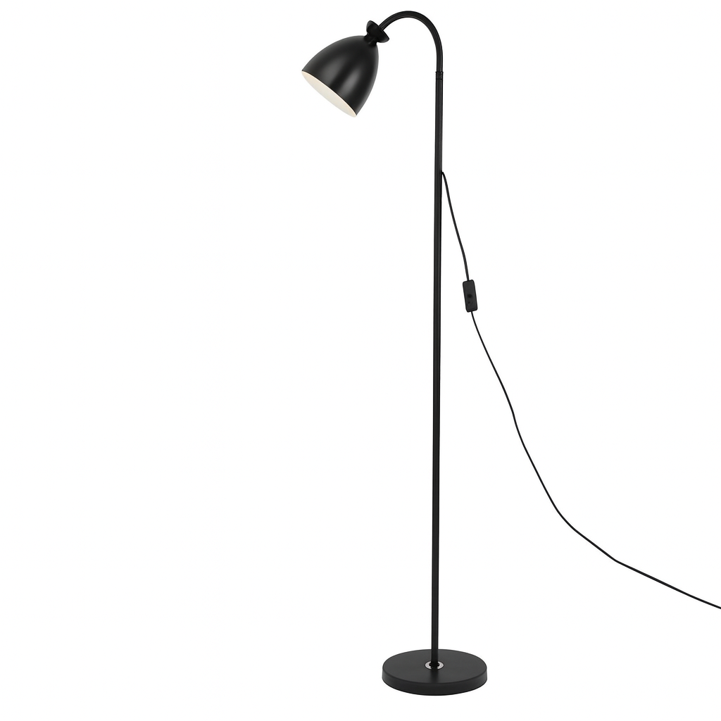 Floor Lamp Metal Bell Shade Nordic Design | Olvian