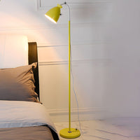 Floor Lamp Metal Bell Shade Nordic Design | Olvian