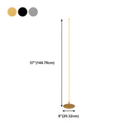 Floor Lamp Metal Linear Shape Modern Design | Varelo