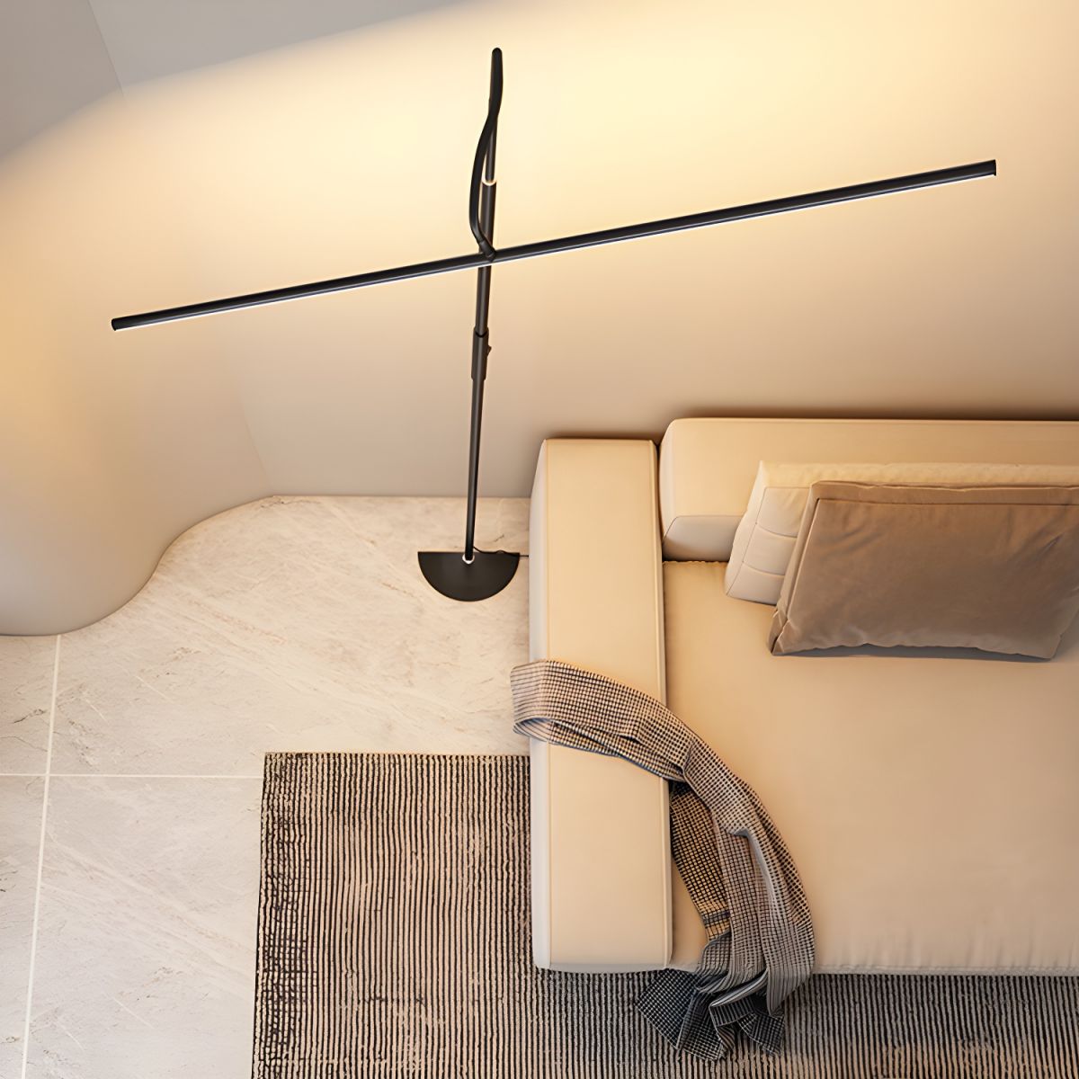 Floor Lamp Metal Tube Modern Design | Carivo