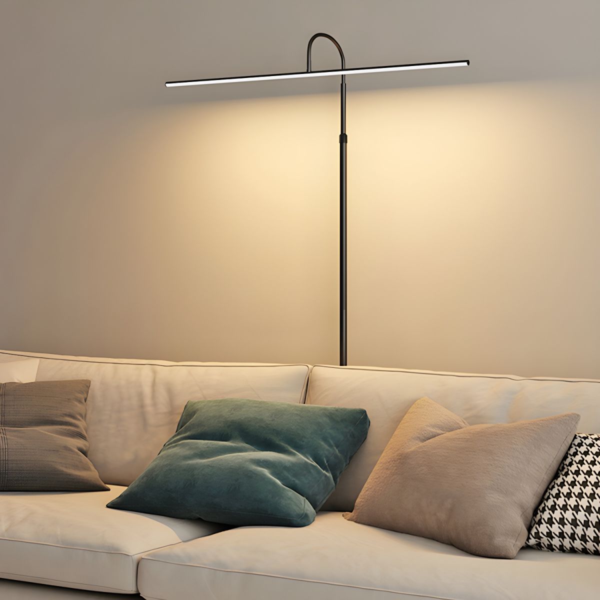 Floor Lamp Metal Tube Modern Design | Carivo